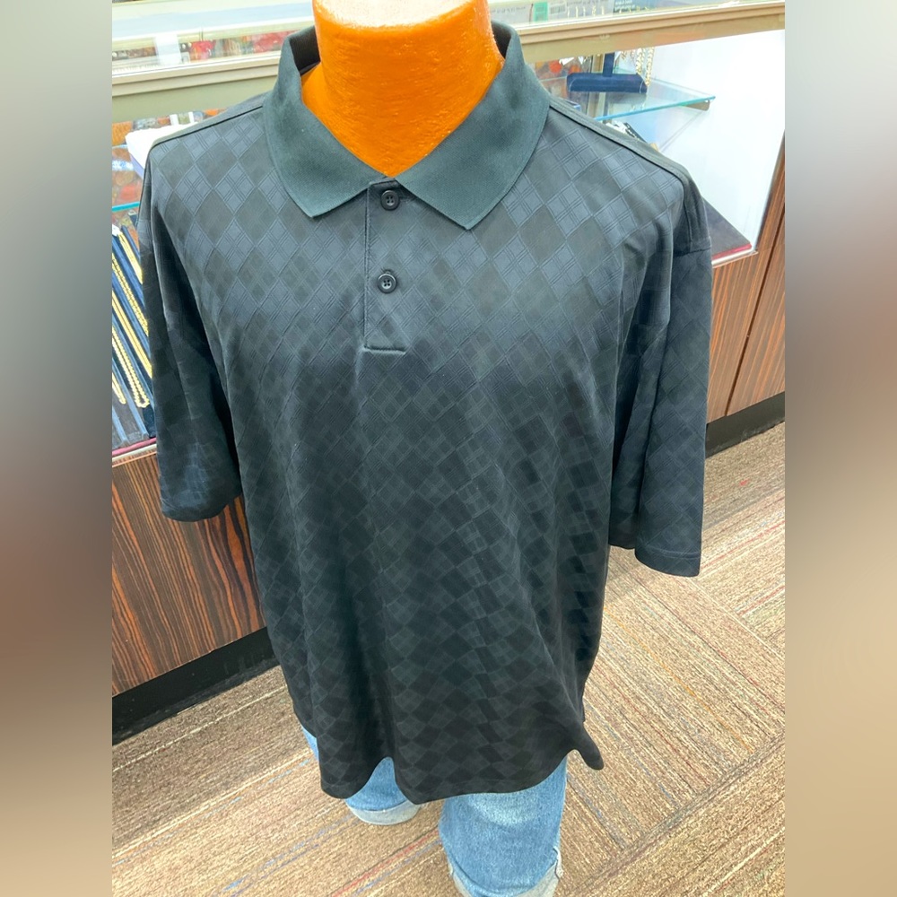 Adidas Men's Climate Black Golf Polo 2XL